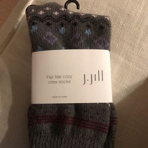 J. Jill Fair Isle socks
